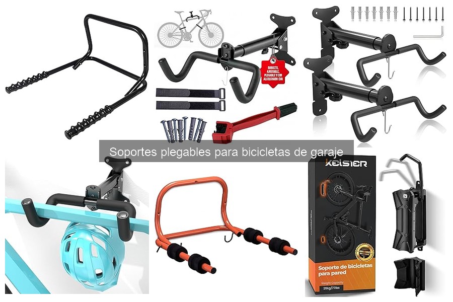 Optimiza tu garaje con soportes plegables para bicicletas