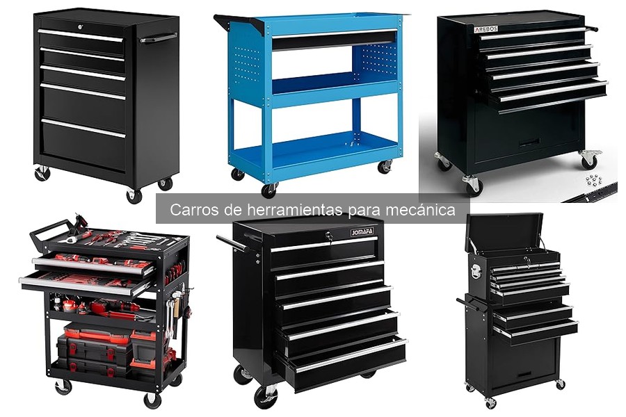 Organiza tu carro de herramientas para mecánica de manera eficiente