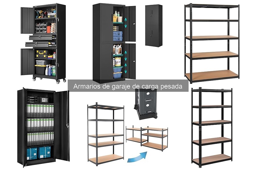 Organiza tu garaje con armarios de carga pesada
