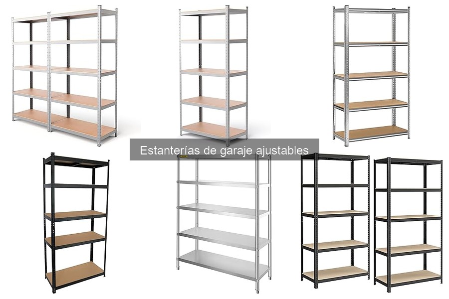 Organiza tu garaje con estanterías ajustables de forma efectiva