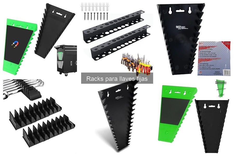 Organiza tu garaje con racks para llaves fijas fácilmente