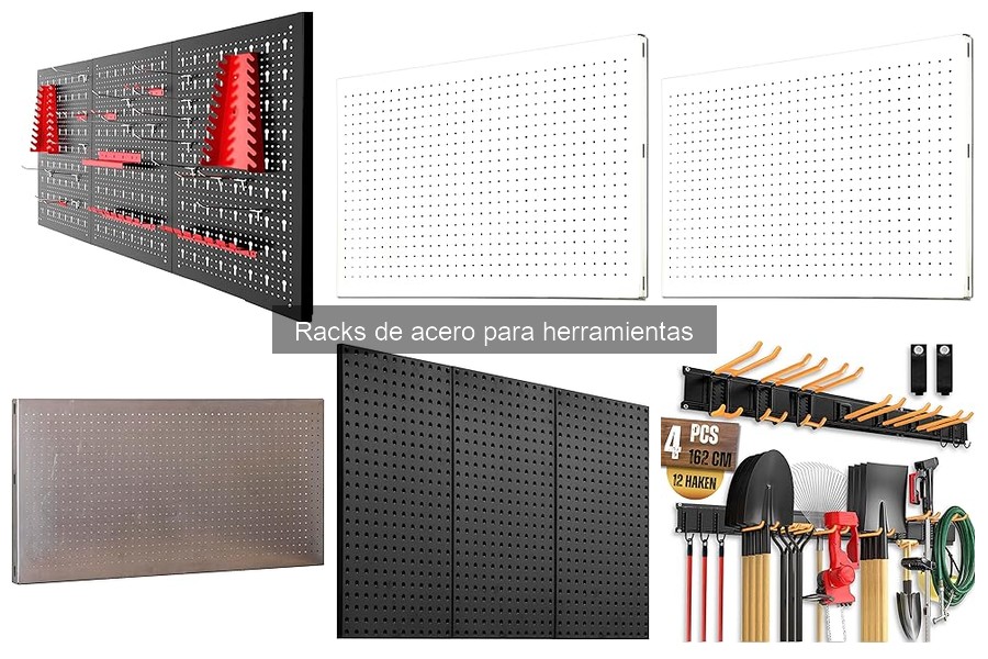 Organiza tus herramientas en un rack de acero fácilmente