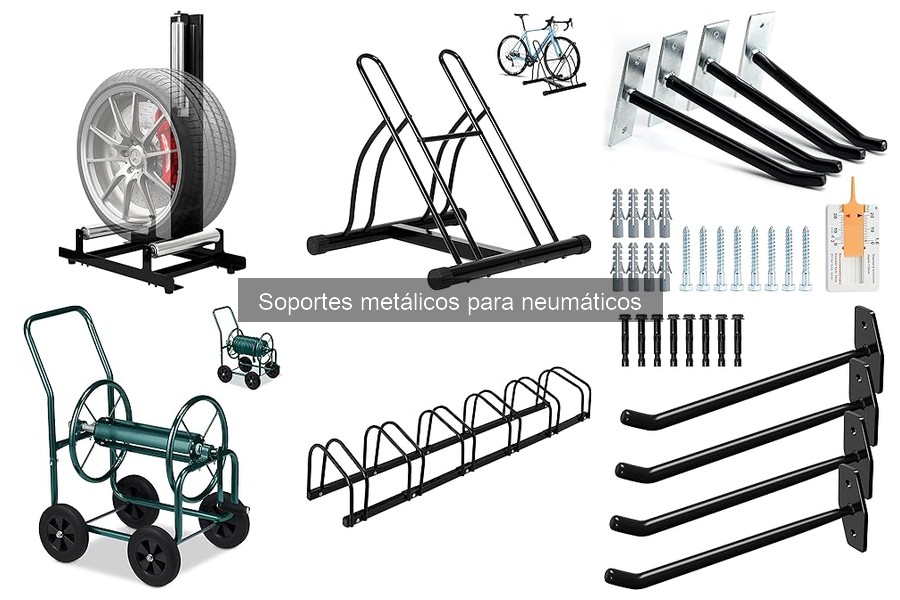 Organiza tus neumáticos con soportes metálicos eficientes