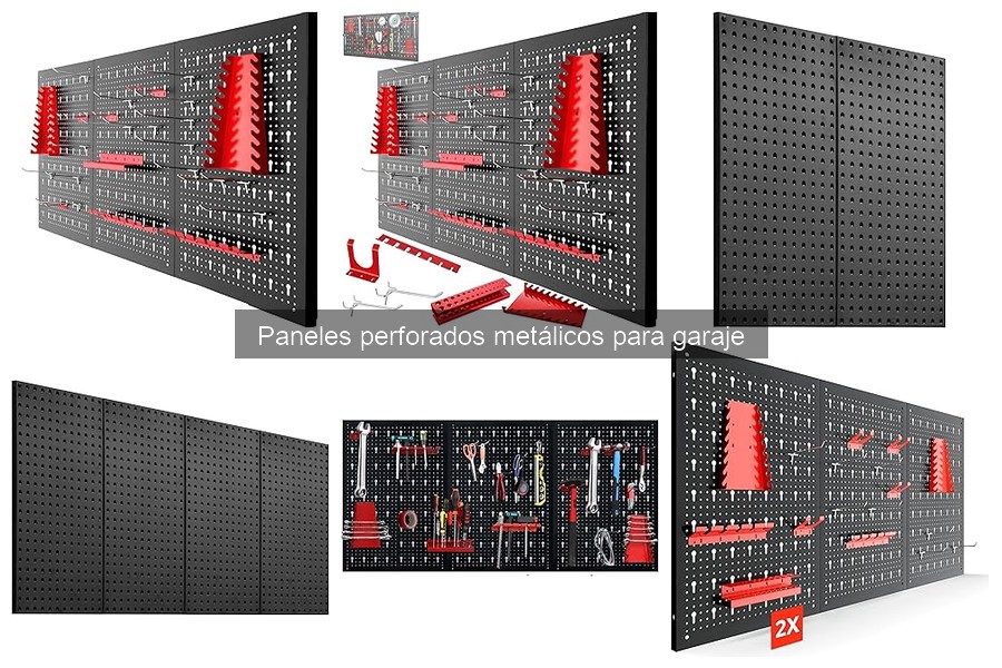 Personaliza tus paneles perforados para garaje con estilo