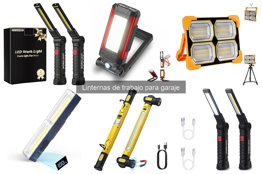 Precios de linternas de trabajo para garaje y tiendas recomendadas