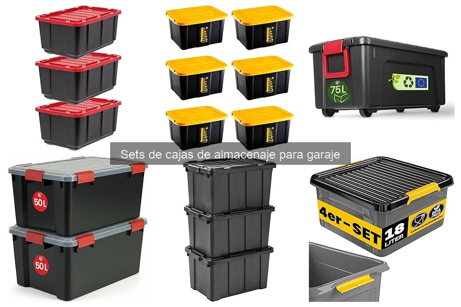 Precios promedio de sets de cajas de almacenaje para garaje