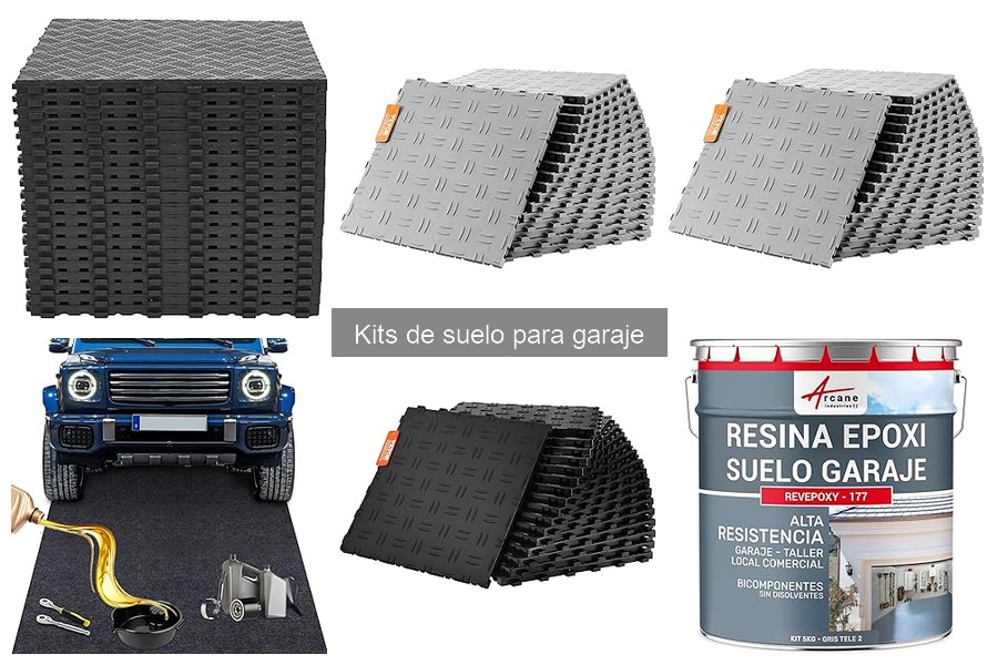 Precios y dónde comprar kits de suelo para garaje