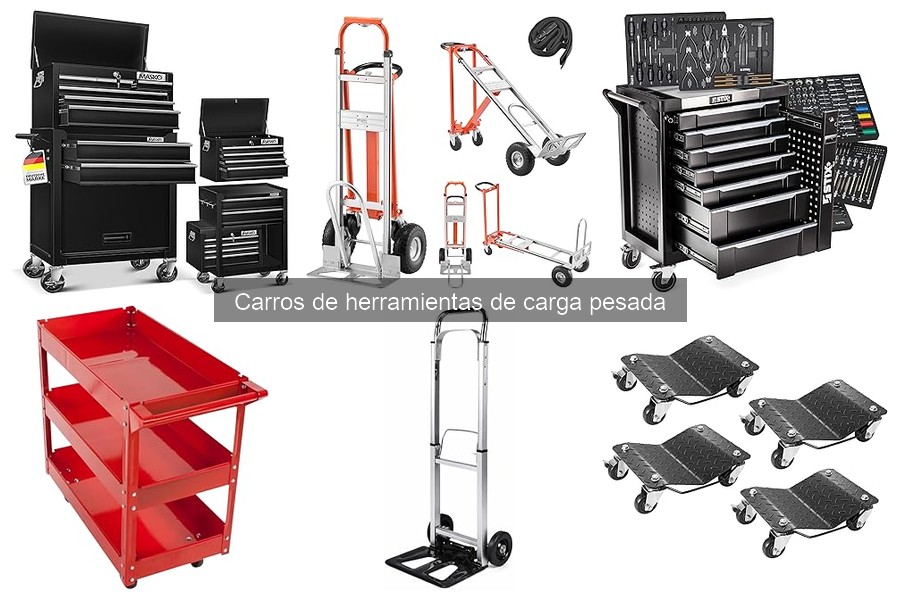 Problemas comunes al usar carros de herramientas de carga pesada
