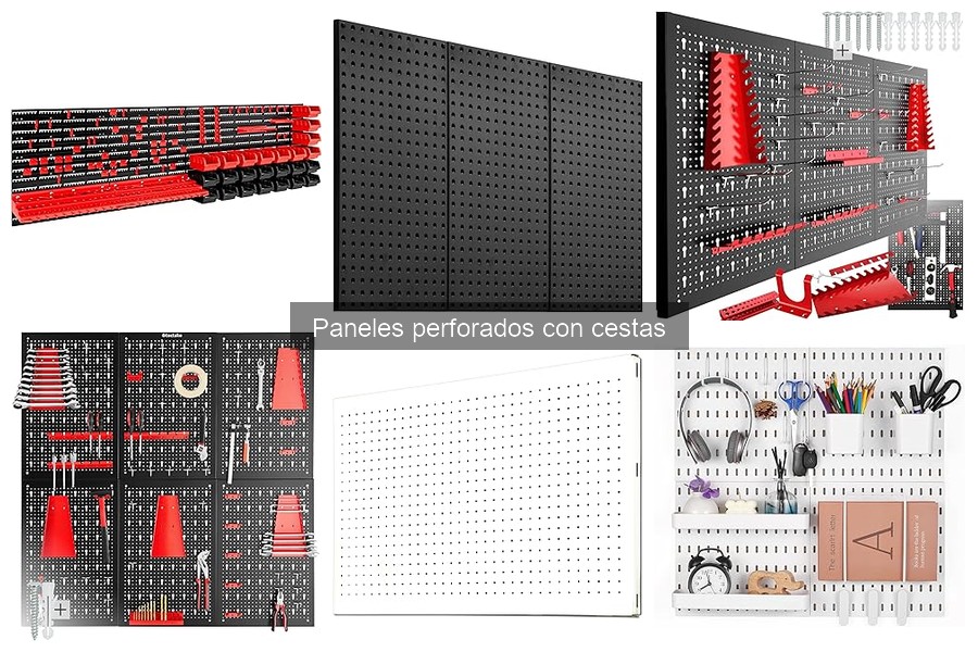 Problemas comunes al usar paneles perforados con cestas