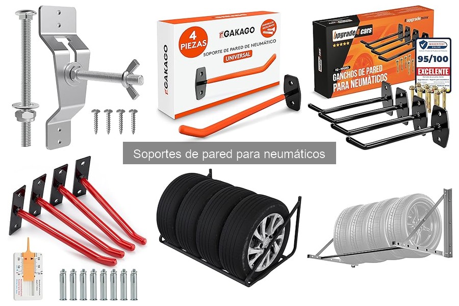 Problemas comunes al usar soportes de pared para neumáticos