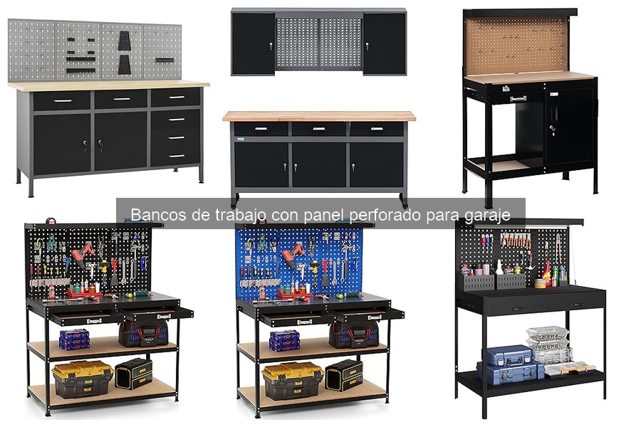 Problemas comunes con bancos de trabajo de panel perforado
