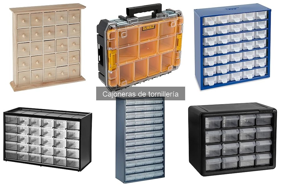 Problemas comunes con cajoneras de tornillería y soluciones
