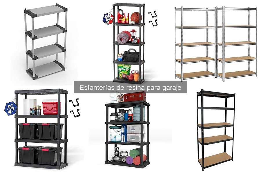 Problemas comunes con estanterías de resina en el garaje