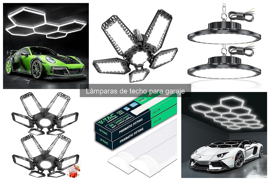 Problemas comunes con lámparas de techo en el garaje