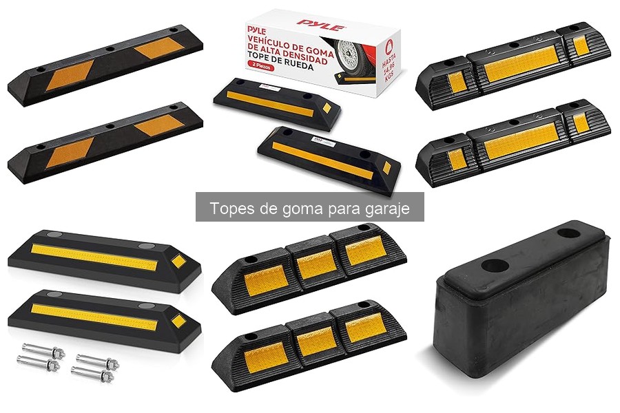 Problemas comunes con topes de goma para garaje y soluciones