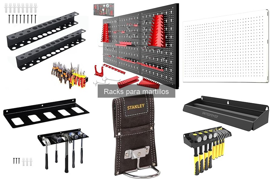 Proyectos de Organización de Garaje con Racks para Martillos