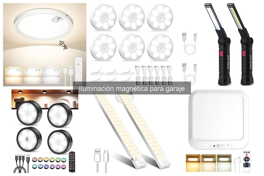¿Qué es la iluminación magnética para garaje? Guía rápida