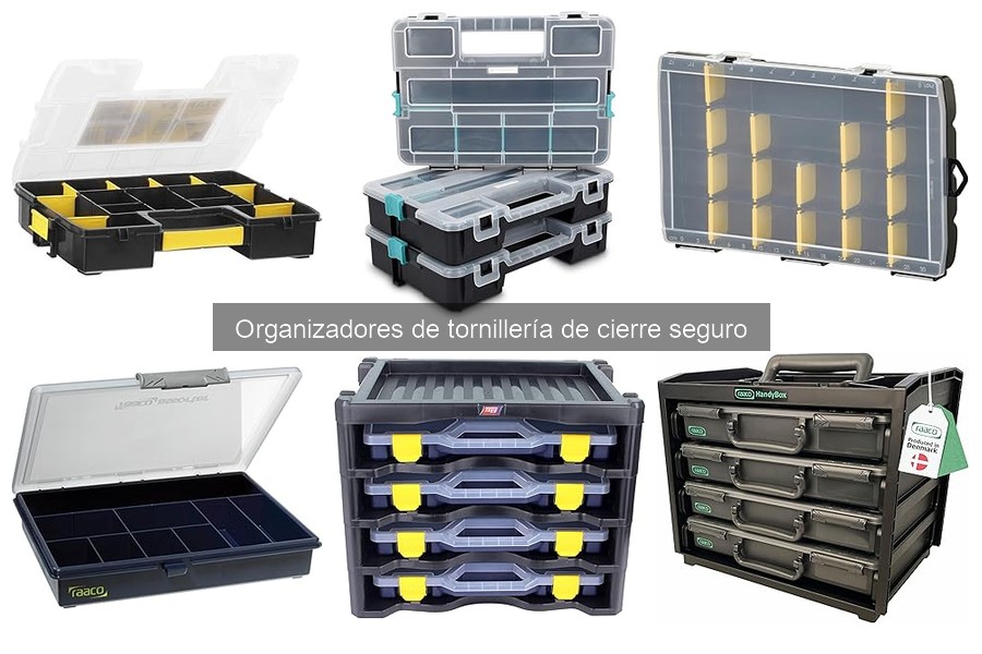 ¿Qué es un organizador de tornillería de cierre seguro?