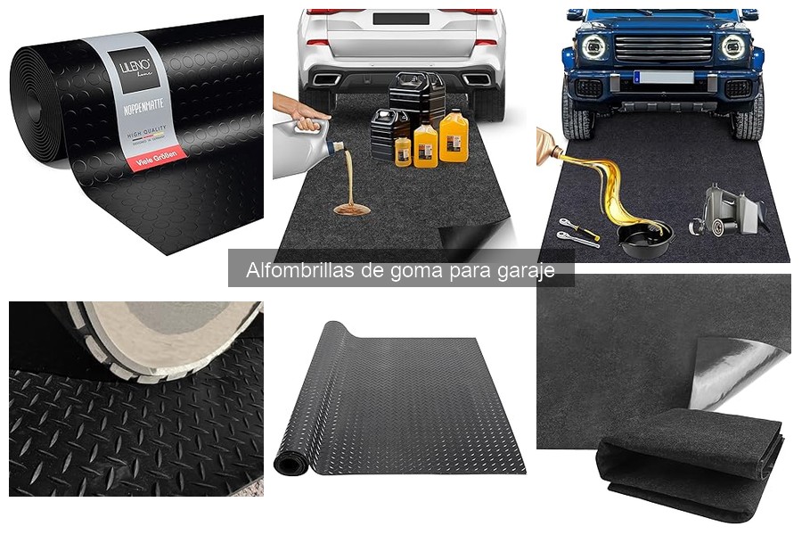 ¿Qué son las alfombrillas de goma para garaje?