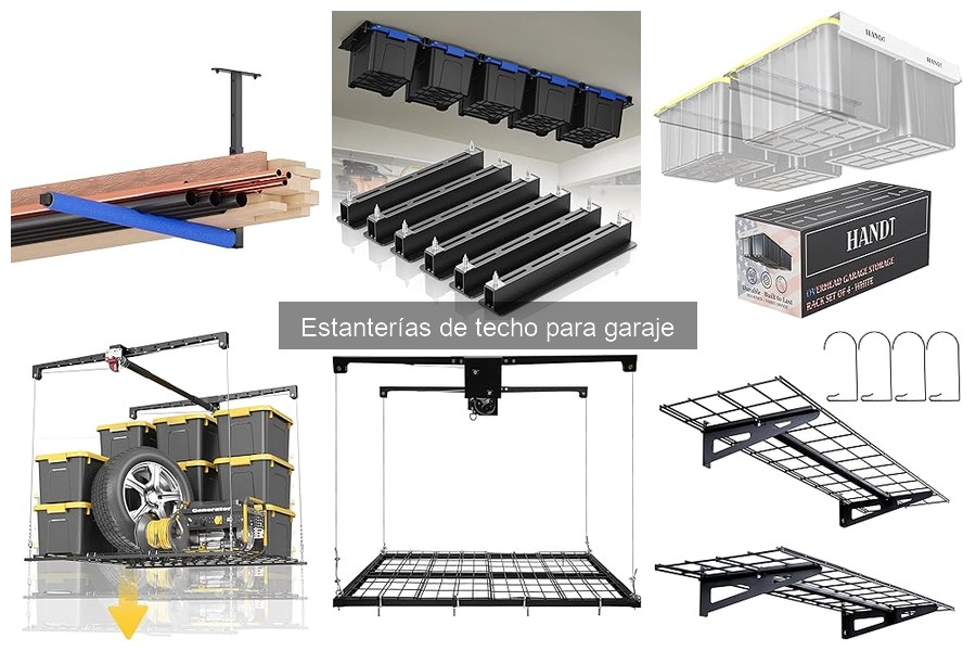 ¿Qué son las estanterías de techo para garaje? Guía esencial