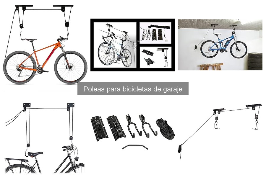 ¿Qué son las poleas para bicicletas de garaje?