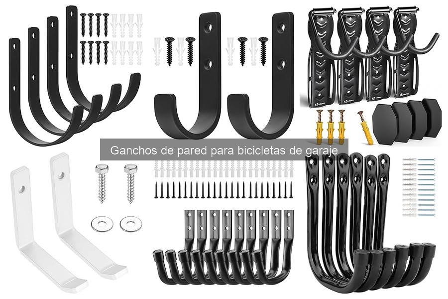 ¿Qué son los ganchos de pared para bicicletas de garaje?
