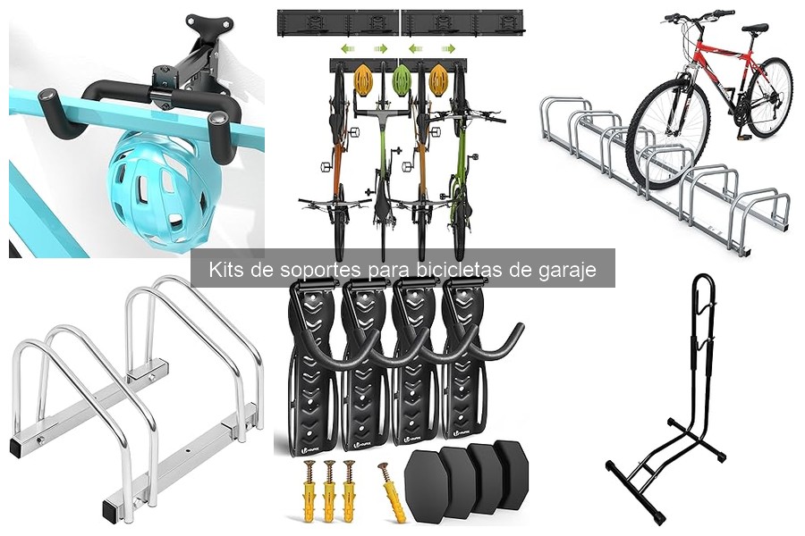 ¿Qué son los kits de soportes para bicicletas de garaje?