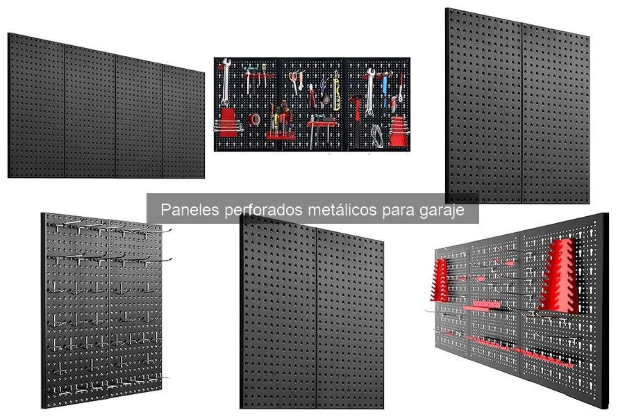 ¿Qué son los paneles perforados metálicos para garaje?