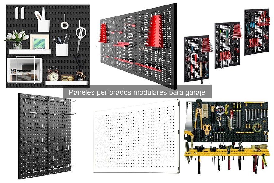 ¿Qué son los paneles perforados modulares para garaje?