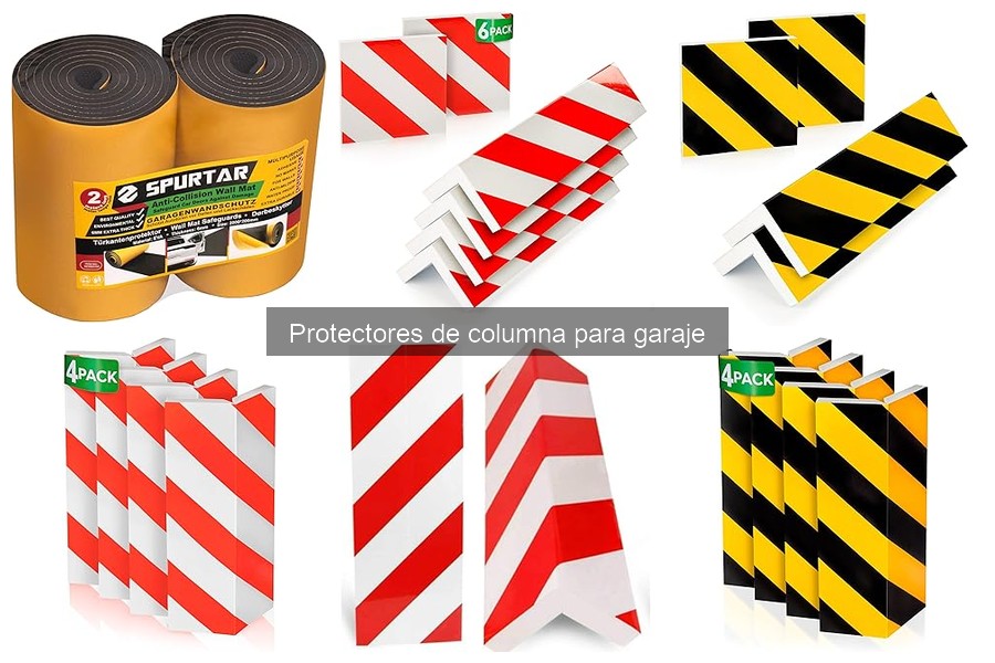 ¿Qué son los protectores de columna para garaje?