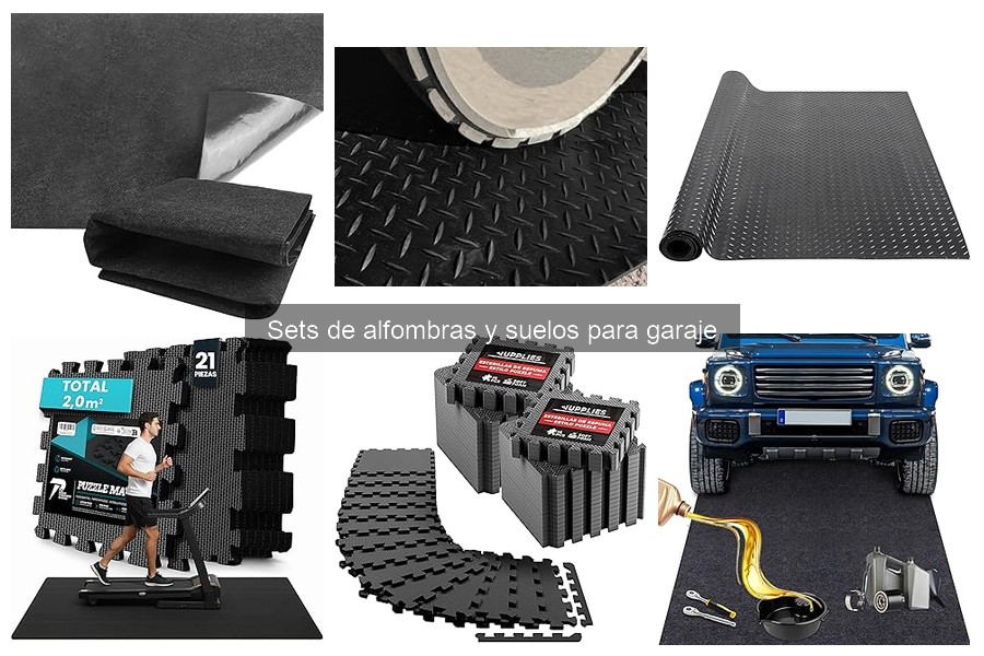 ¿Qué son los sets de alfombras y suelos para garaje?