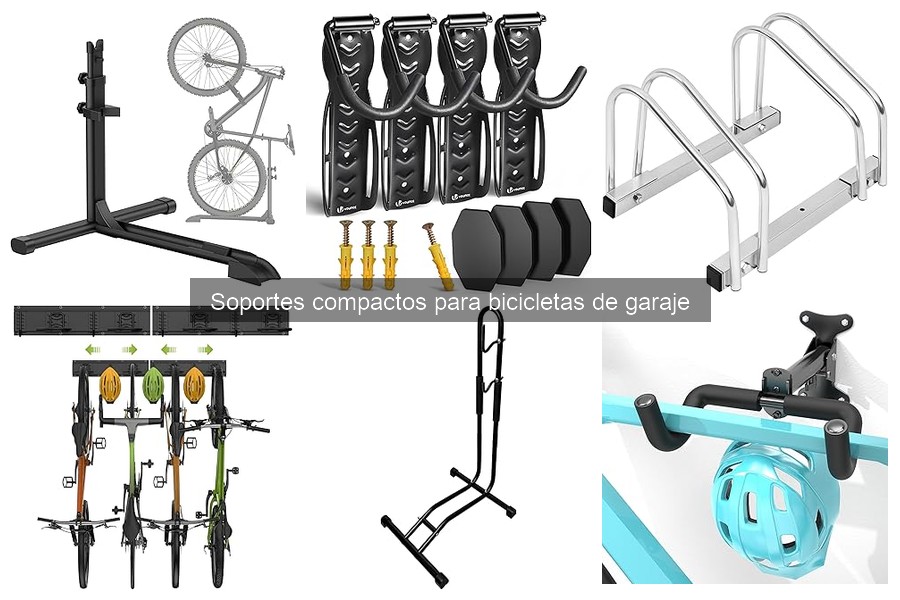 Qué son los soportes compactos para bicicletas de garaje
