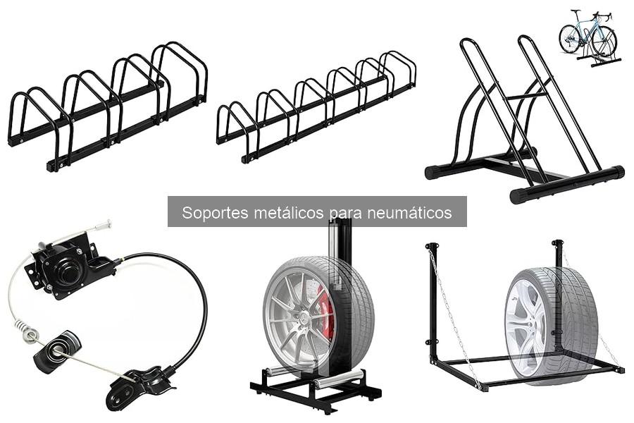 ¿Qué son los soportes metálicos para neumáticos?