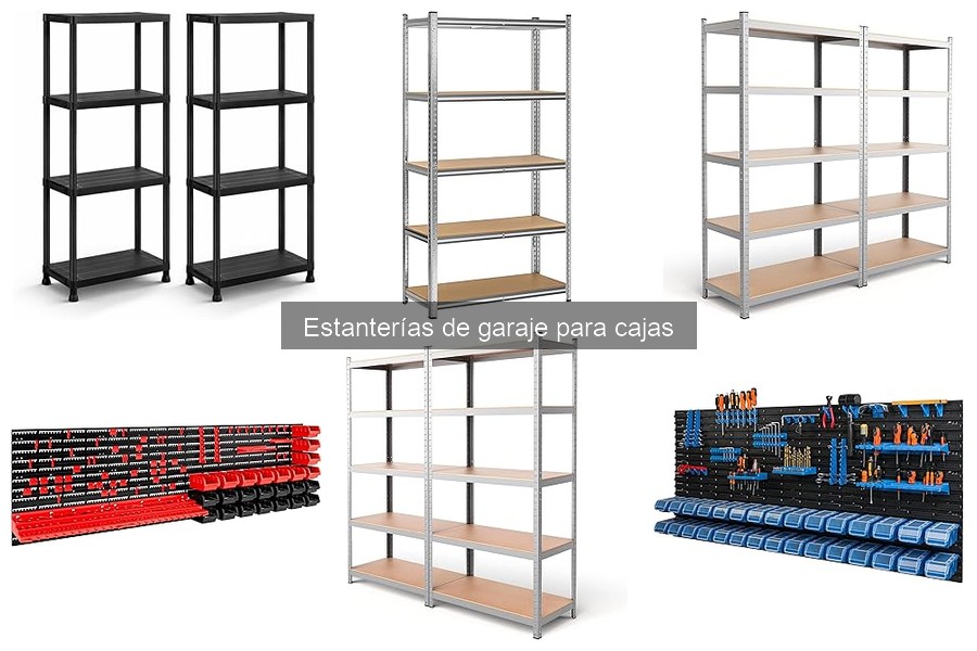 Reorganiza tu garaje fácilmente con estanterías eficaces