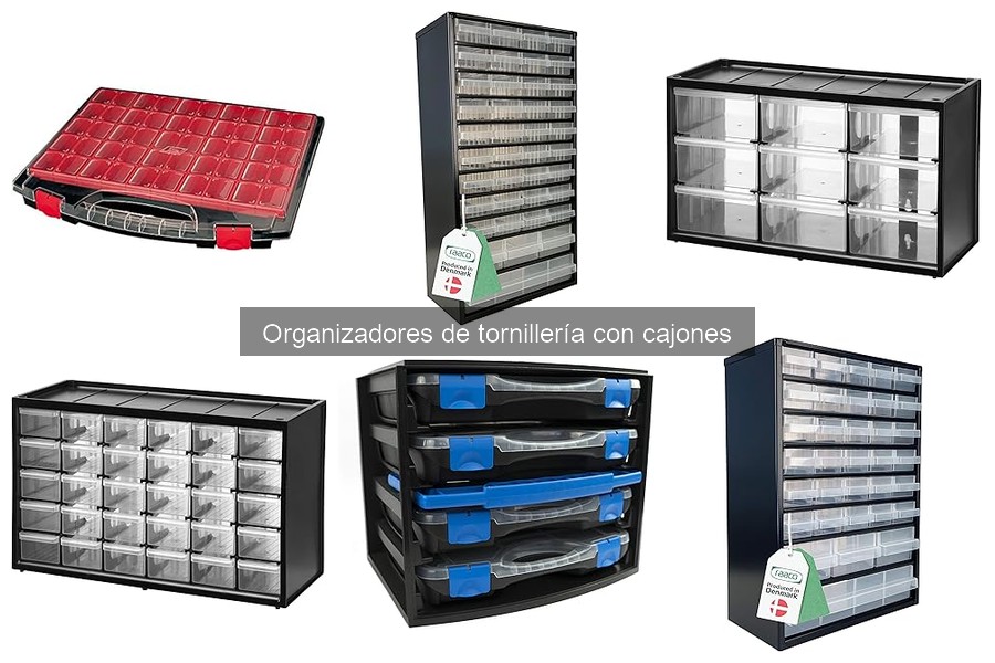 Soluciones a problemas comunes con organizadores de tornillería