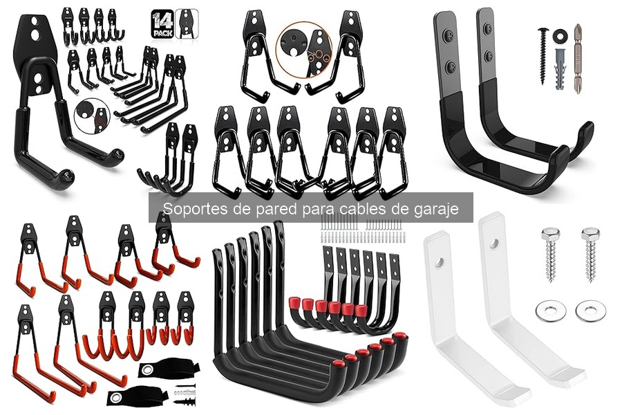 Soportes de pared para cables de garaje: ¿Qué son y para qué sirven?