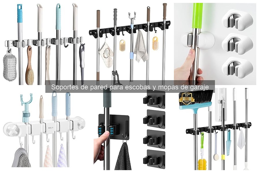 Soportes de pared para escobas: ¿Son realmente resistentes?