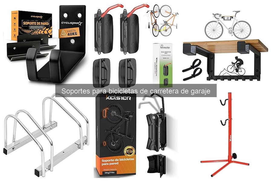 Soportes para bicicletas de carretera: ¿Qué son y tipos?