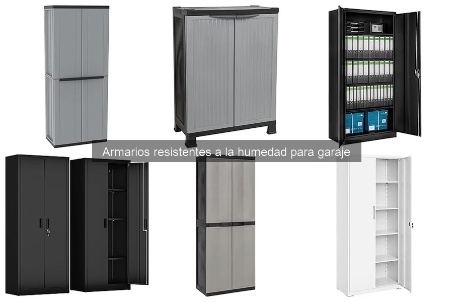 Tipos de armarios resistentes a la humedad para garaje