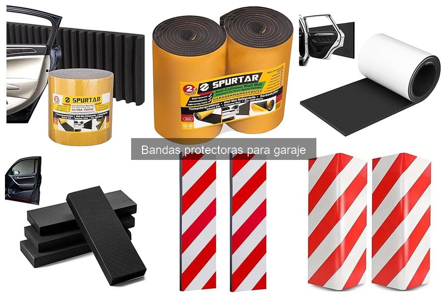 Tipos de bandas protectoras para garaje: guía completa