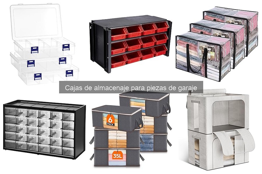 Tipos de cajas de almacenaje para garaje: guía completa