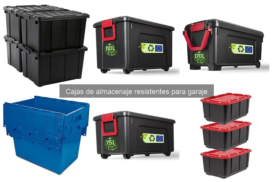 Tipos de Cajas de Almacenaje Resistentes para Garaje