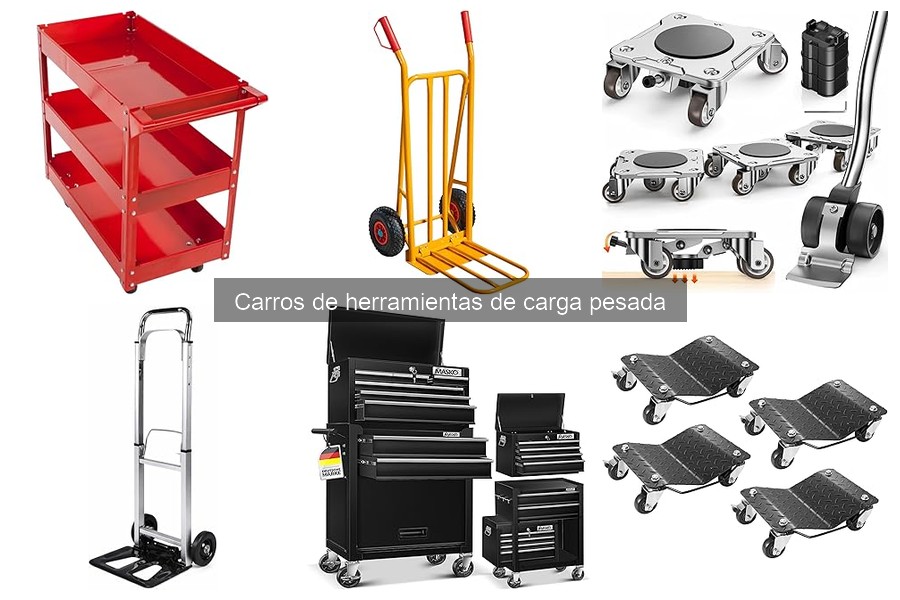 Tipos de carros de herramientas de carga pesada: Guía 2023