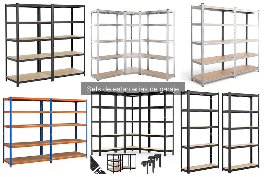Tipos de estanterías de garaje: metal, madera y más
