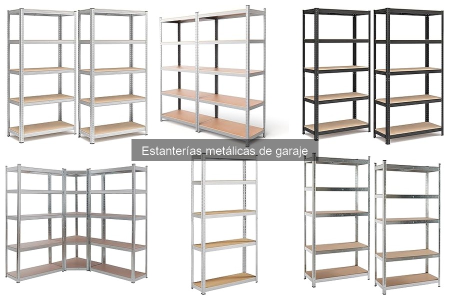 Tipos de estanterías metálicas para garaje: Guía completa