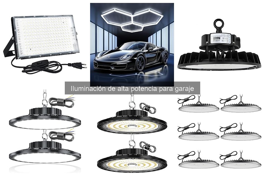 Tipos de iluminación de alta potencia para garaje