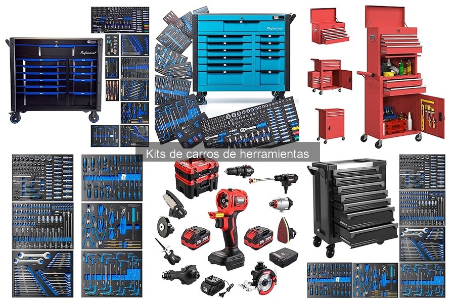 Tipos de kits de carro de herramientas: guía completa