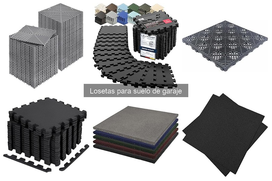 Tipos de losetas para suelo de garaje: guía completa