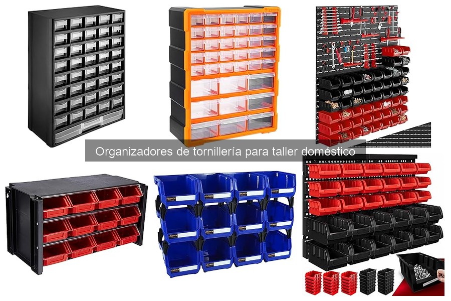 Tipos de organizadores de tornillería para el hogar