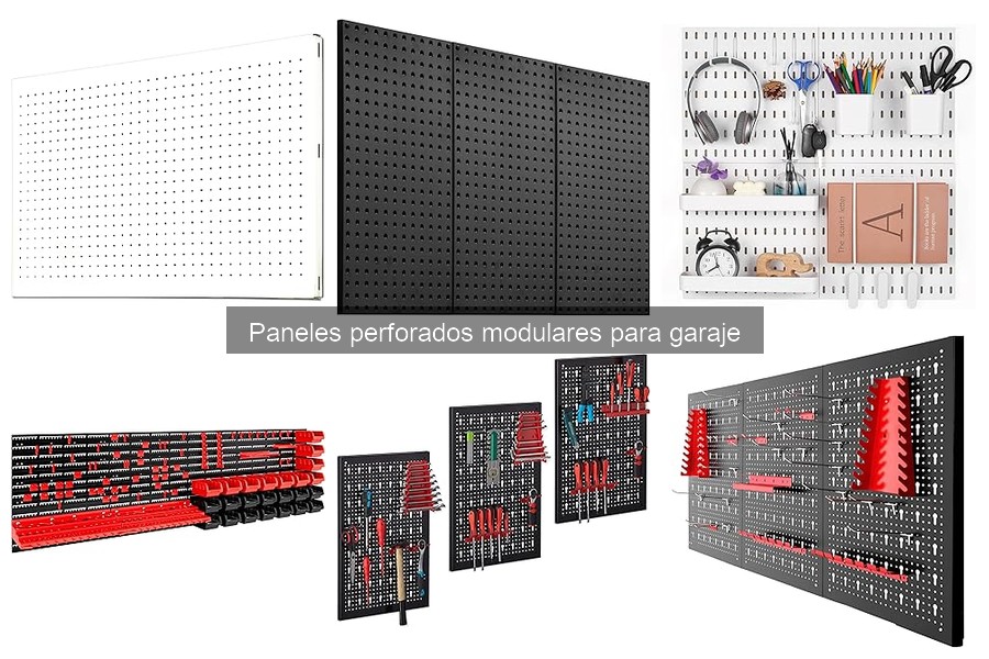 Tipos de paneles perforados modulares para garaje